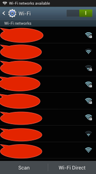 4. check rental WIFI name from Wi-Fi networks
